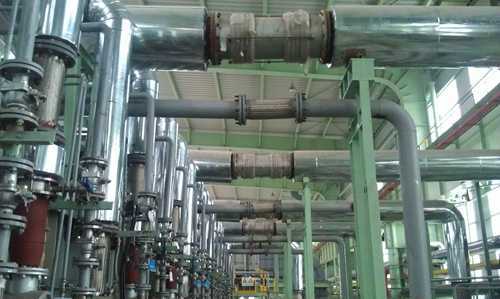 沙鋼集團硅鋼生產線金屬軟管、金屬膨脹節